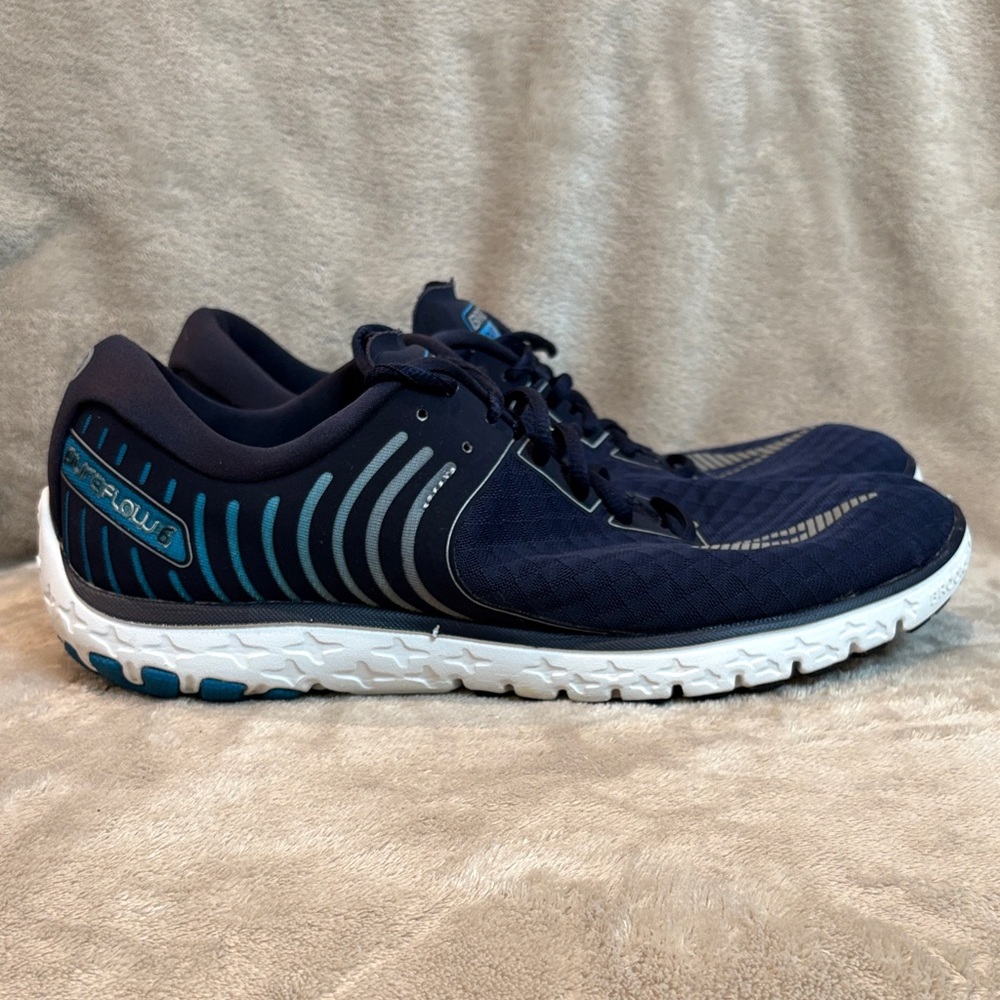 Brooks Pure Flow 6 - Navy With Aqua Accents